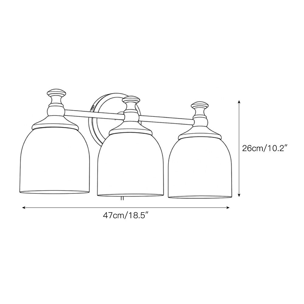 Celiaya Chart-glertengivegglampi