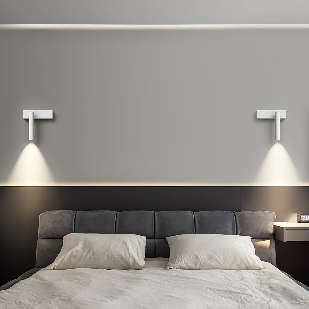 Mysorarae moderne minimalistisk indbygget væglampe