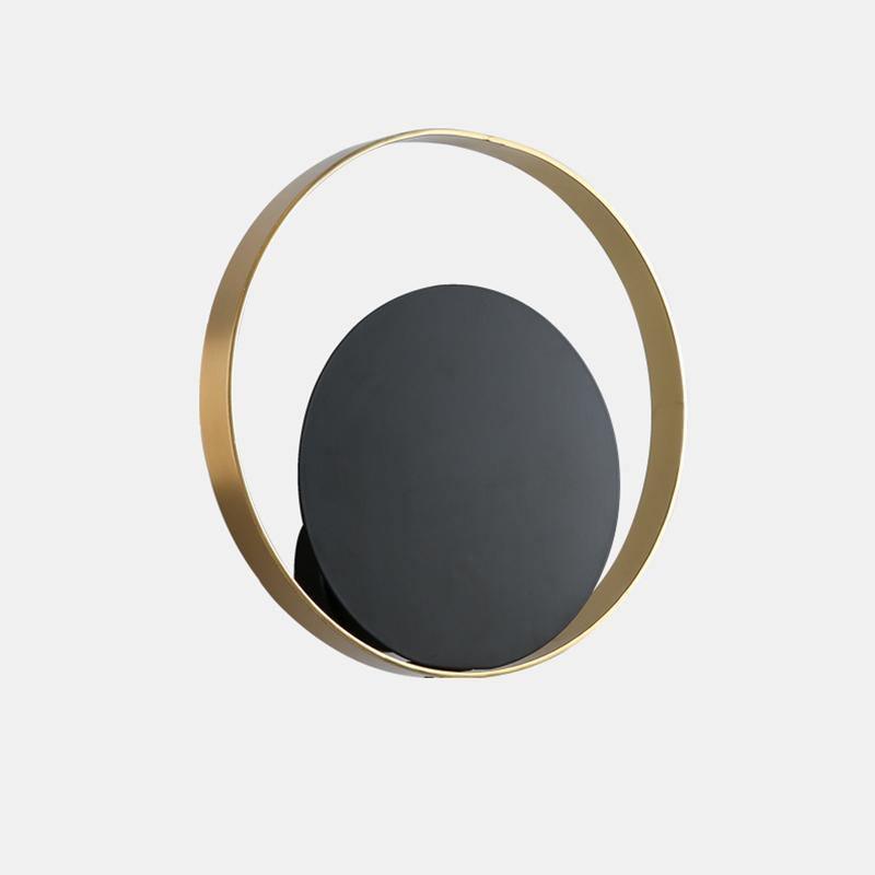 Erliren moderne minimalistisk cirkelvæglampe