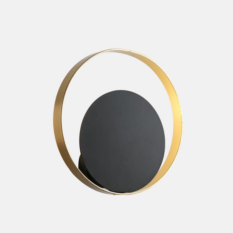 Erliren moderne minimalistisk cirkelvæglampe