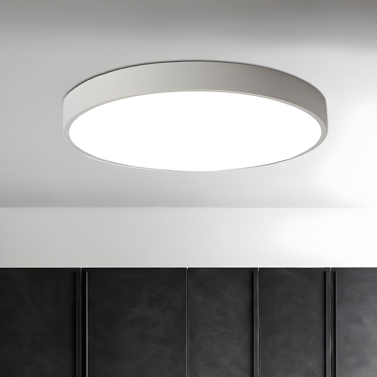 Candeeiro de teto circular moderno minimalista fino Izoriel