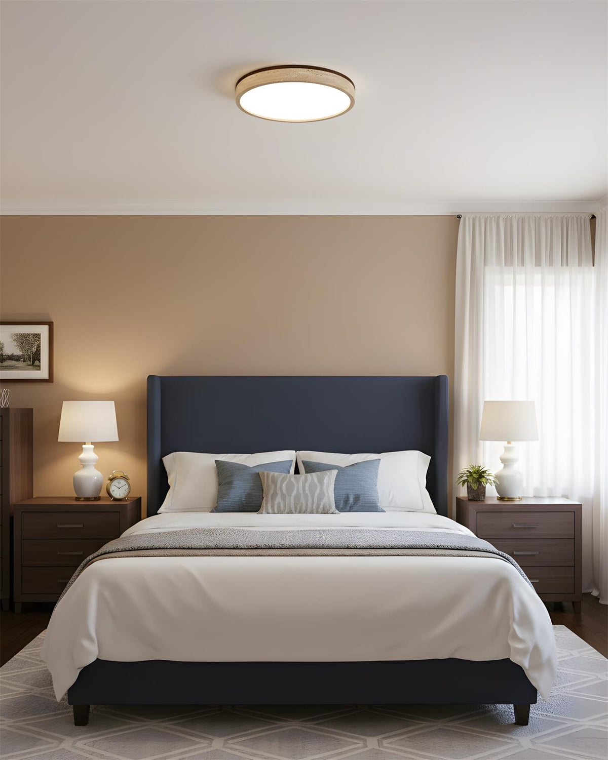 Travertine Ceiling Lamp