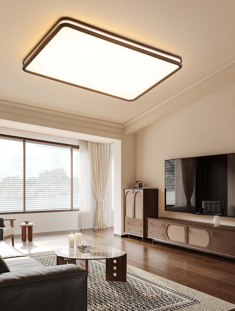 Nysilos moderne minimalistisk loftslampe i træ