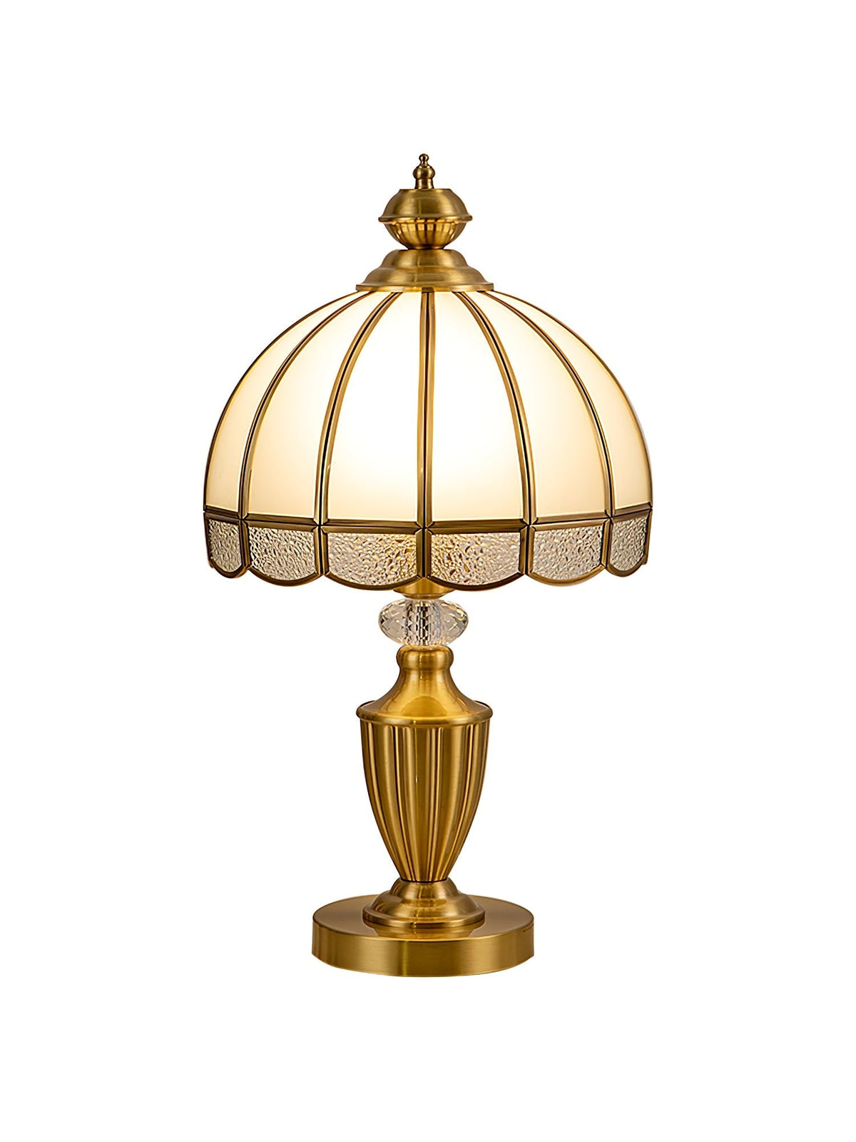 Candeeiro de mesa de vidro opalino Classic
