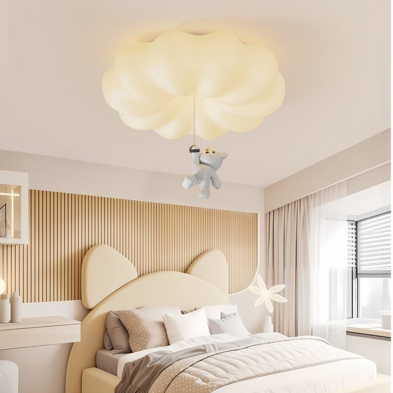 Civarion klassisk loftlampe i resin med sky- og bjørnemotiv