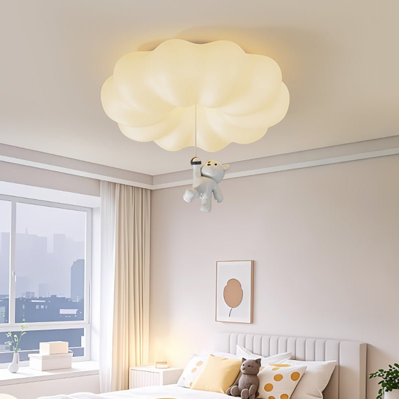Civarion klassisk loftlampe i resin med sky- og bjørnemotiv