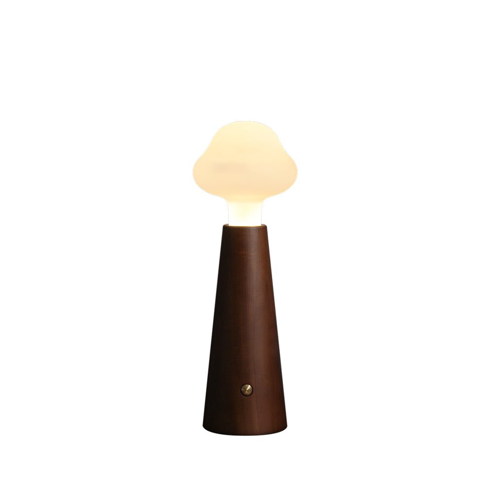 Mushio-bordlampe i træ med sky