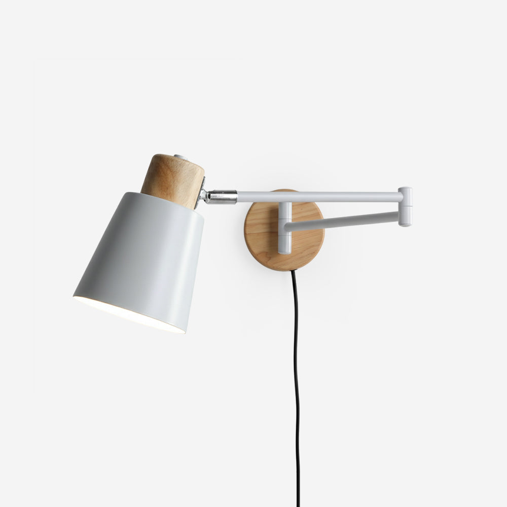 Reneraya stillanlegur vegglampi með tengli