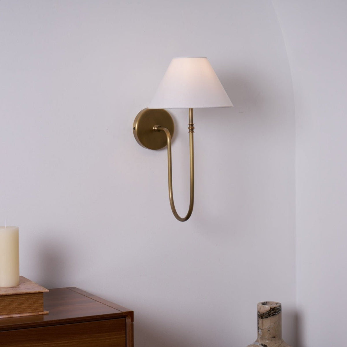 Devenq vintage-tyylinen teollishenkinen kangasseinävalaisin
