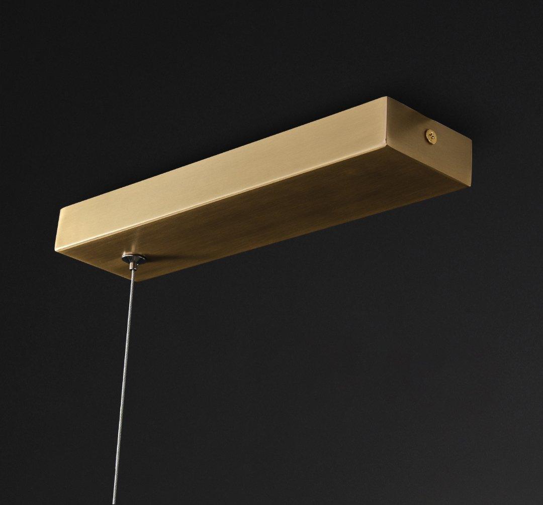 Liorent minimalistisk pendellampa i mässing