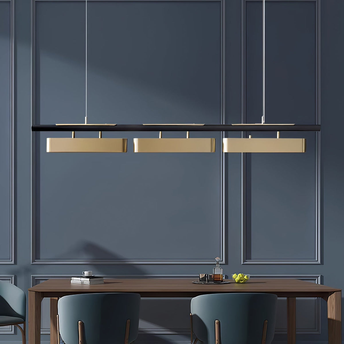 Liorent minimalistisk pendellampa i mässing