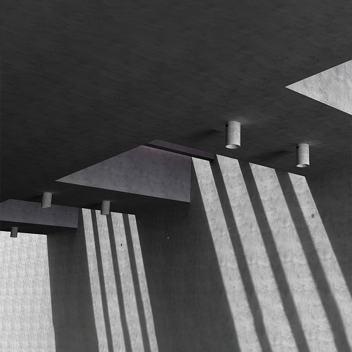 Berion Modern Minimalist Concrete -kattovalaisin