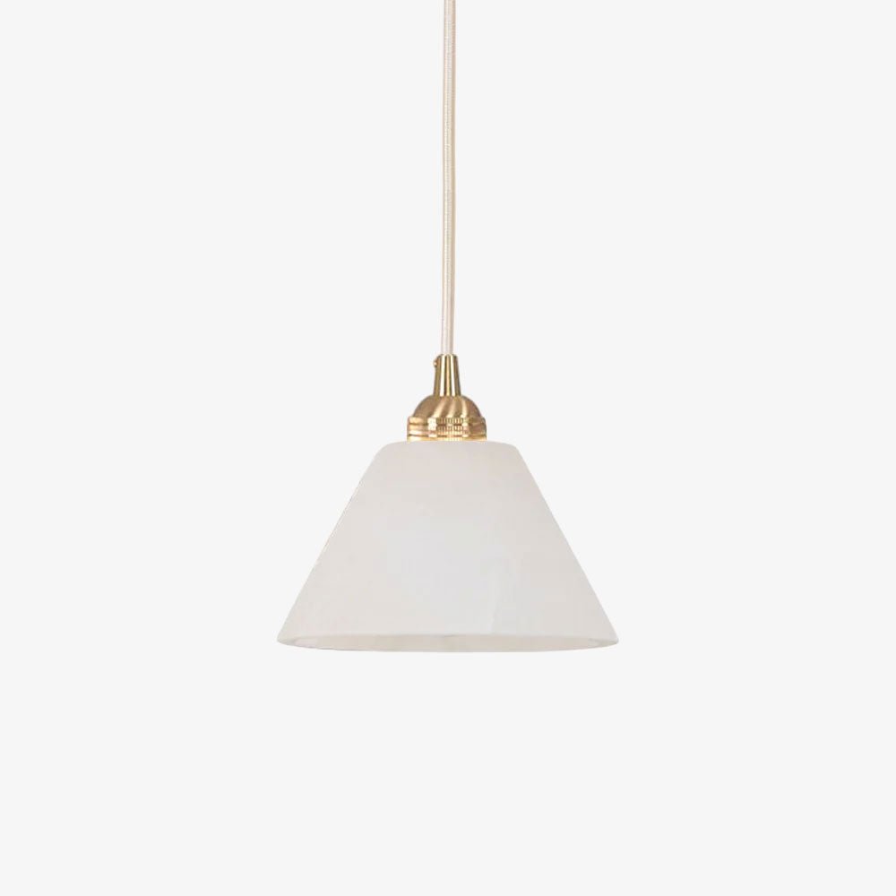 Alberise minimalistisk pendellampa i alabaster