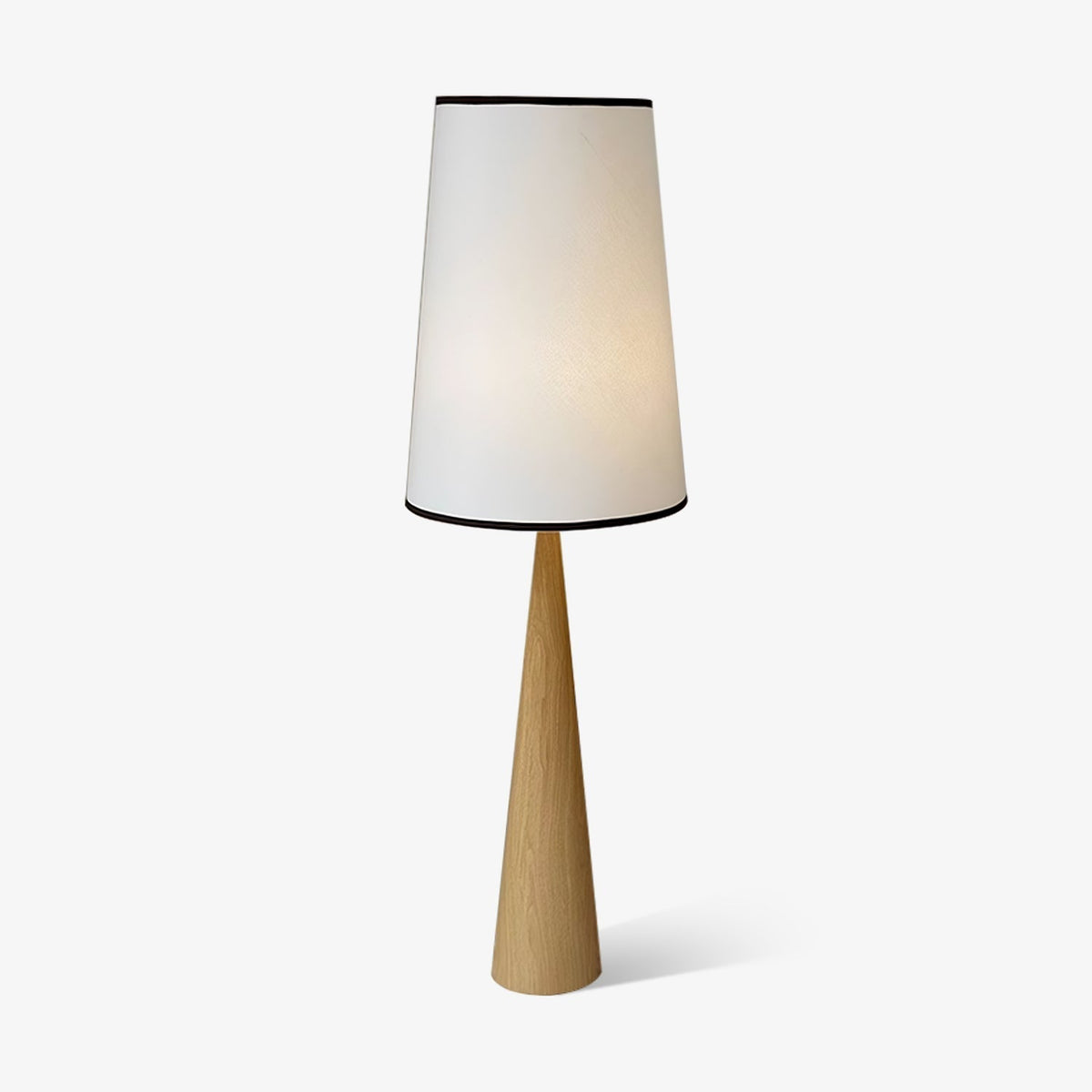 ConeLite minimalistisk konisk gulvlampe i træ
