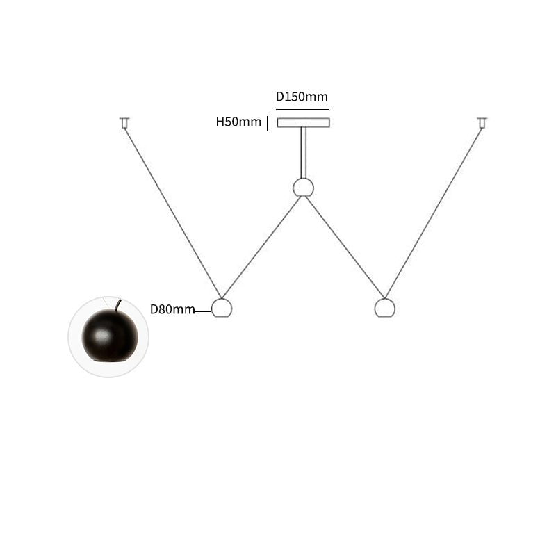 Konstellation modulært system til pendellampe