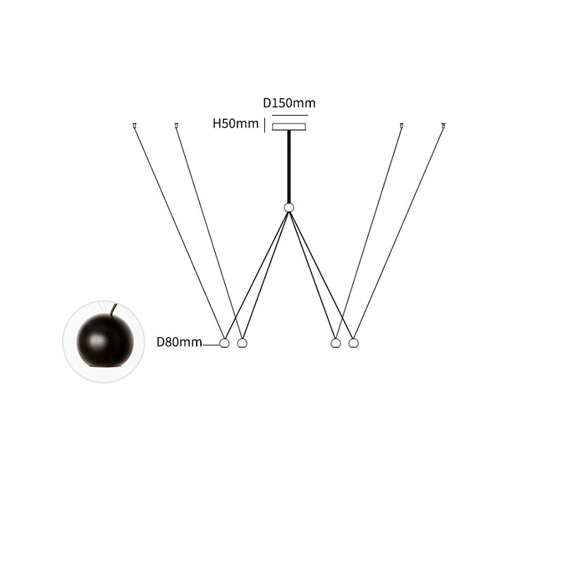Konstellation modulært system til pendellampe