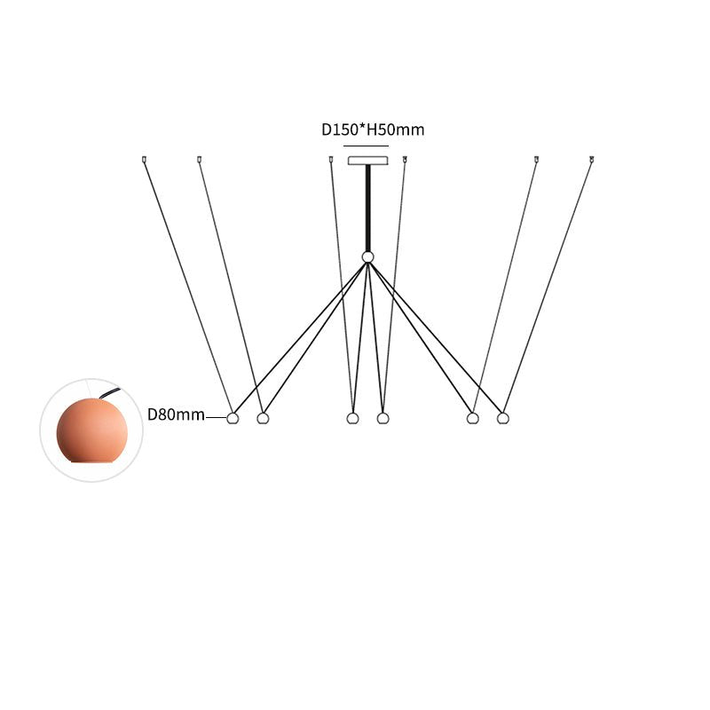 Konstellation modulært system til pendellampe