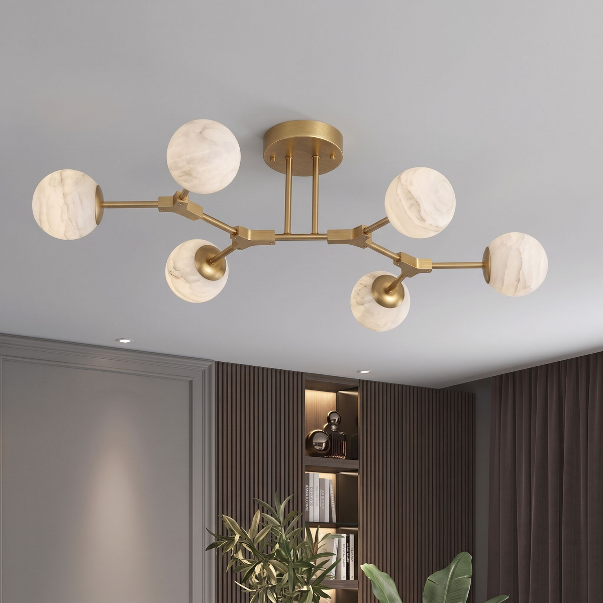 Candeeiro de Teto de Alabastro Haverhurst