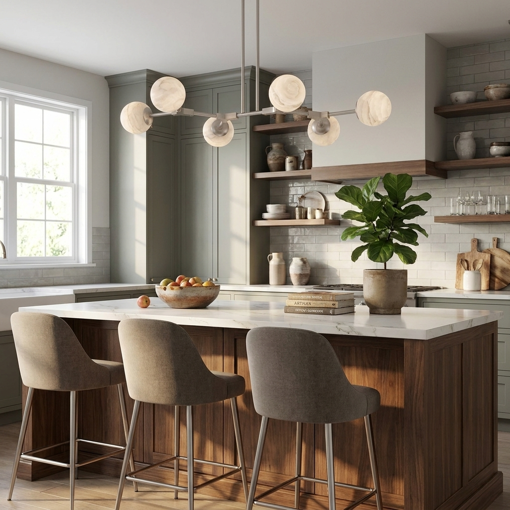 Candeeiro de Teto de Alabastro Haverhurst
