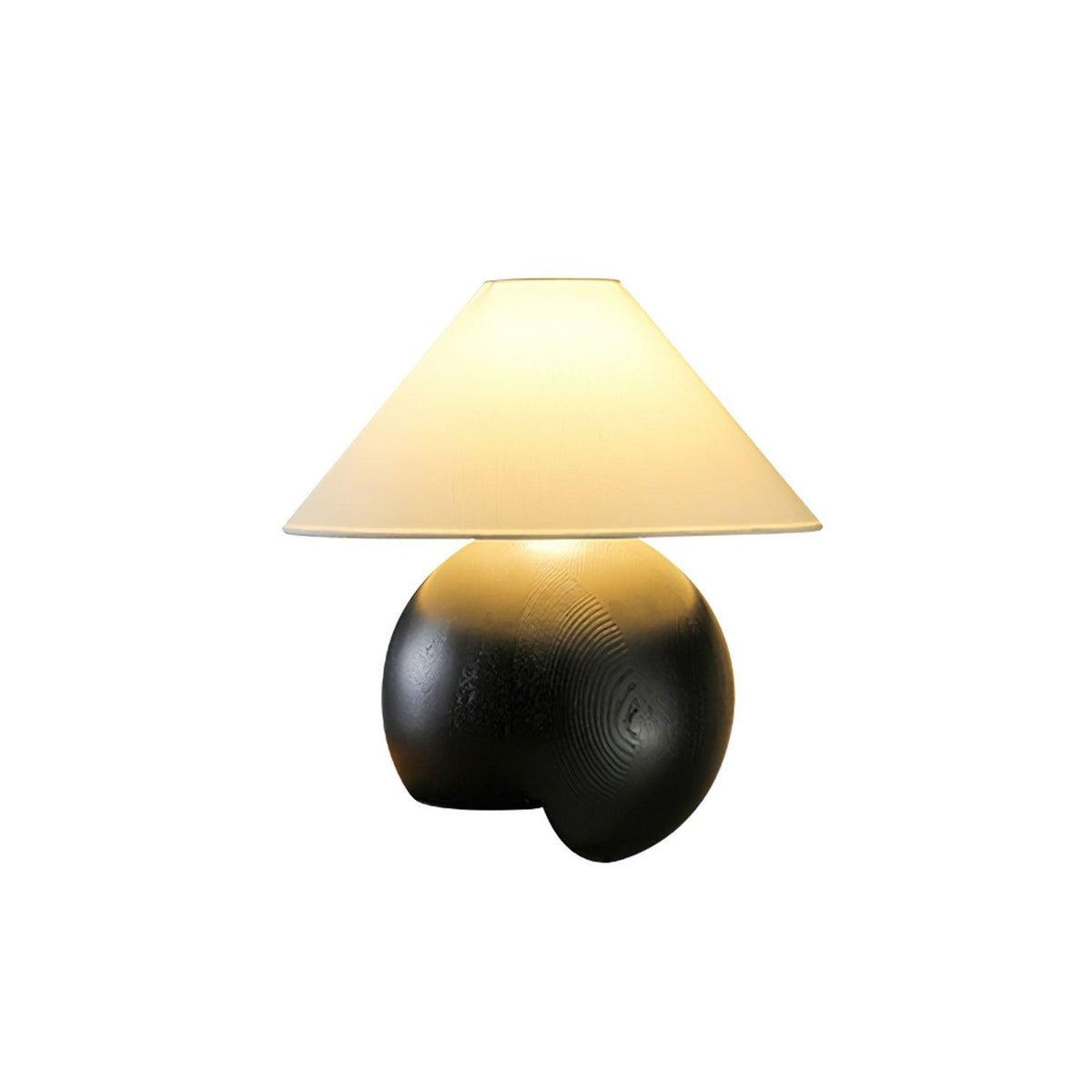 Halise organisk bordslampa i trä