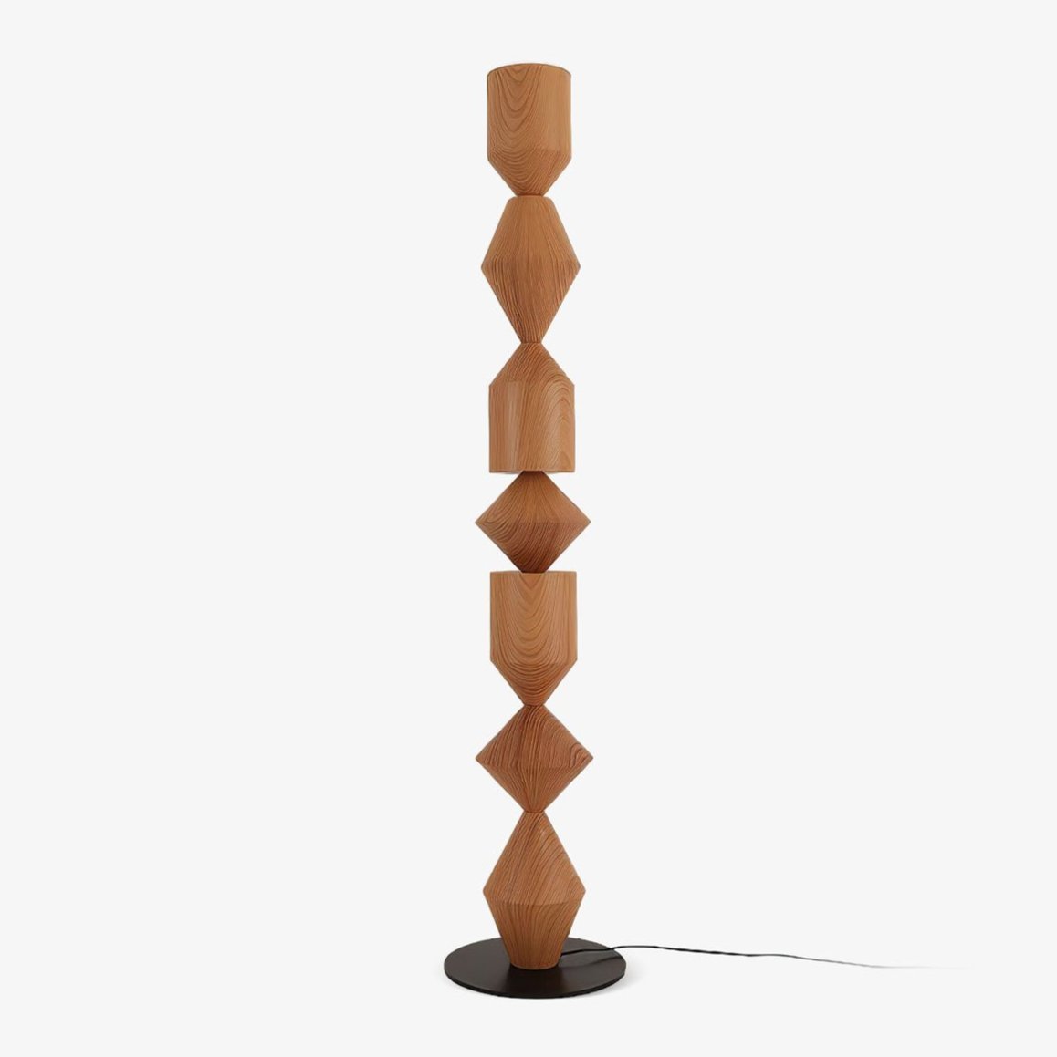 Drisen minimalistisk gulvlampe i træ