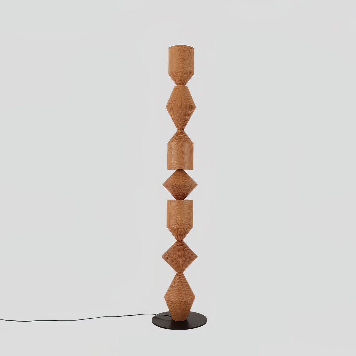 Drisen minimalistisk gulvlampe i træ