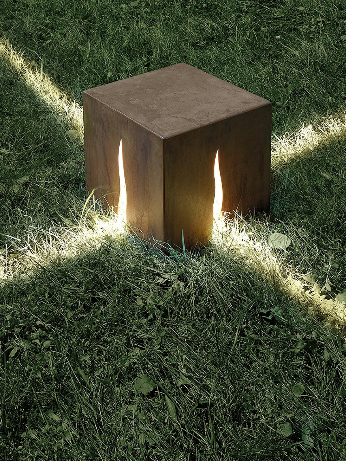 Candeeiro de exterior Cubo Rachado