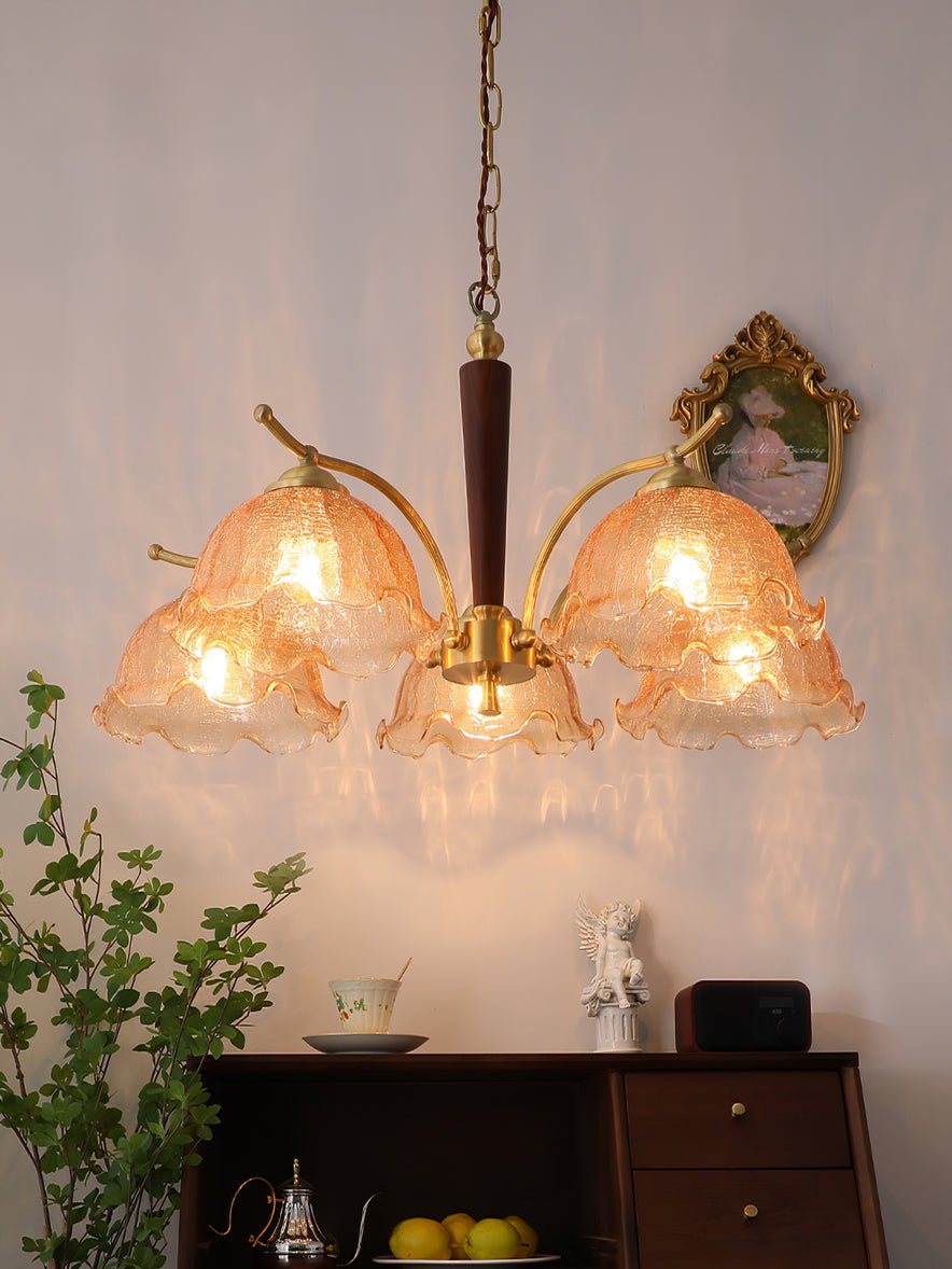 Orchid Vintage-glerljósakróna