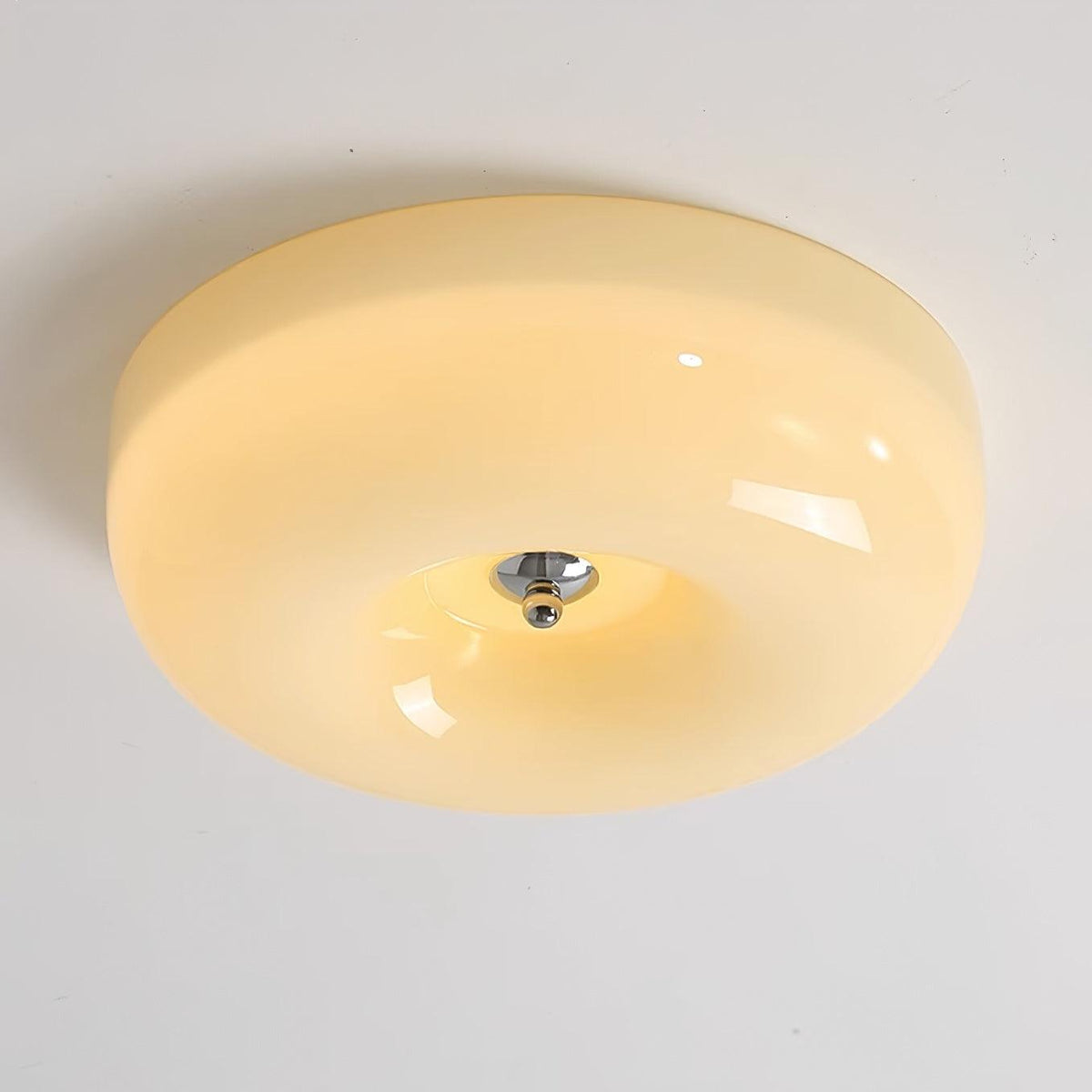 Cam Modern Minimalist Swirl Glass Ceiling Lamp