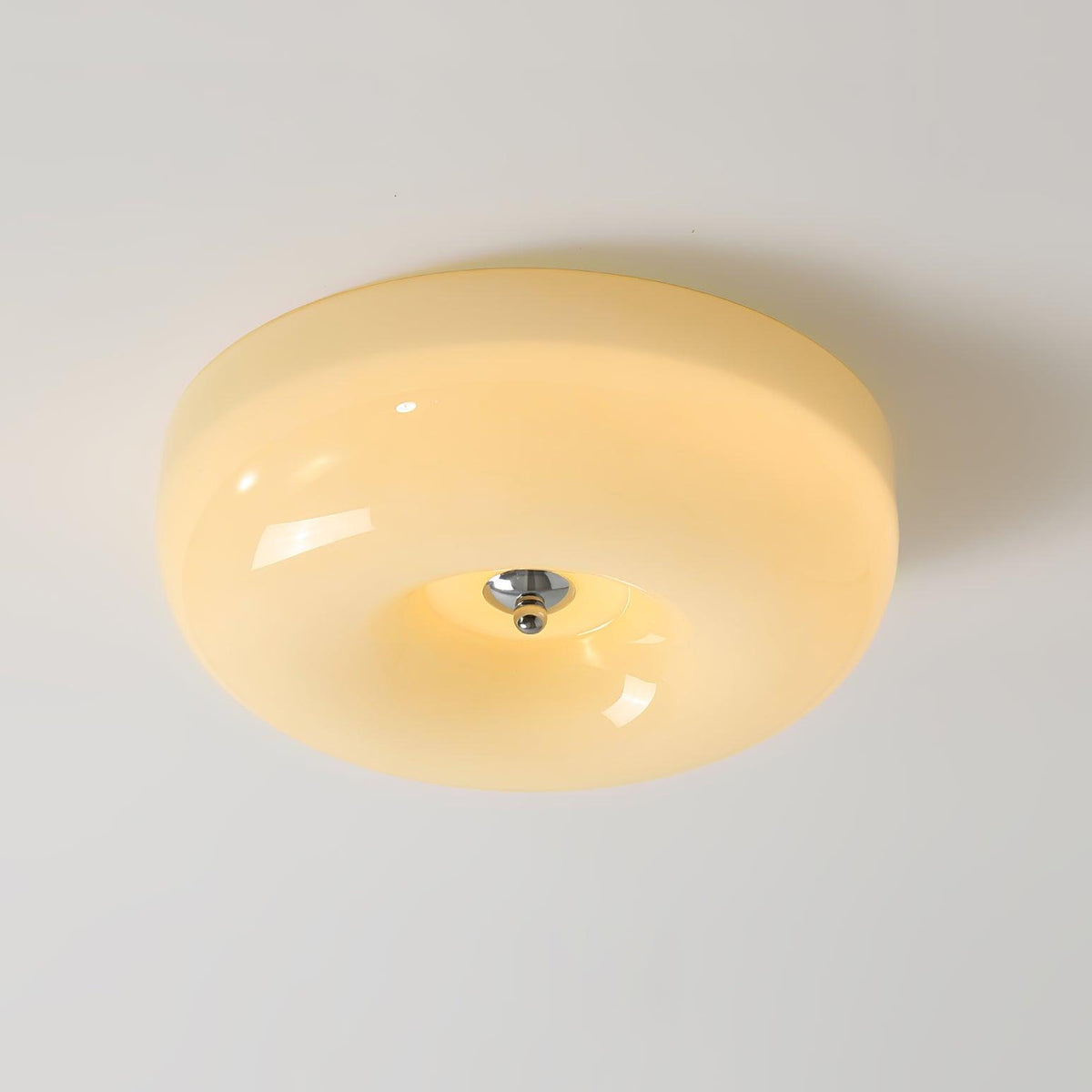 Cam Modern Minimalist Swirl Glass Ceiling Lamp