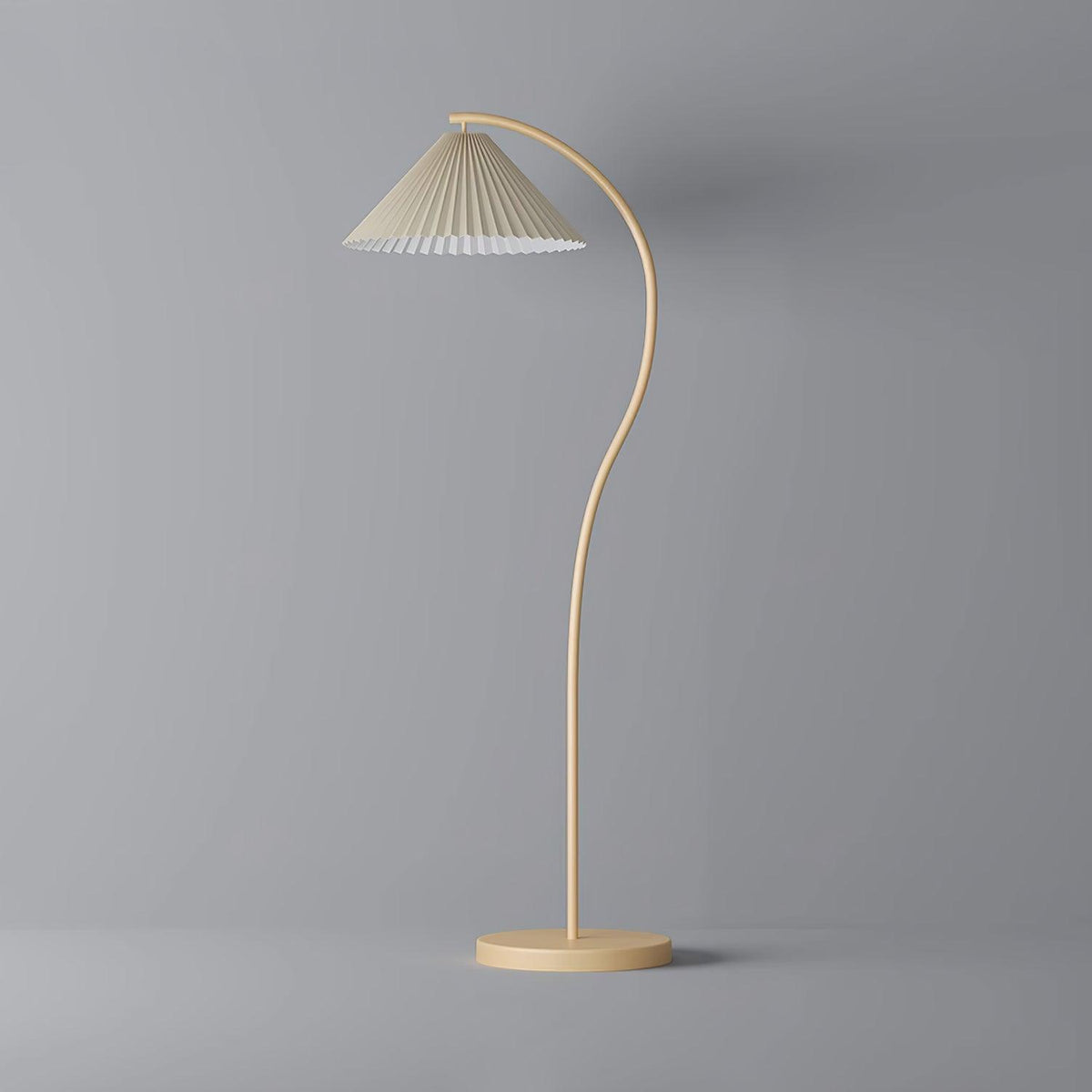 Candeeiro de pé minimalista em tecido Fyrel