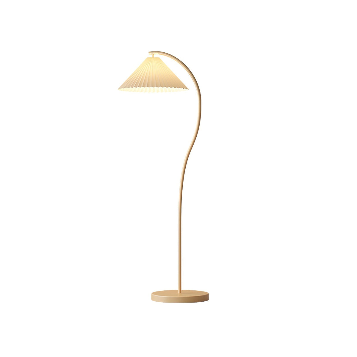 Candeeiro de pé minimalista em tecido Fyrel