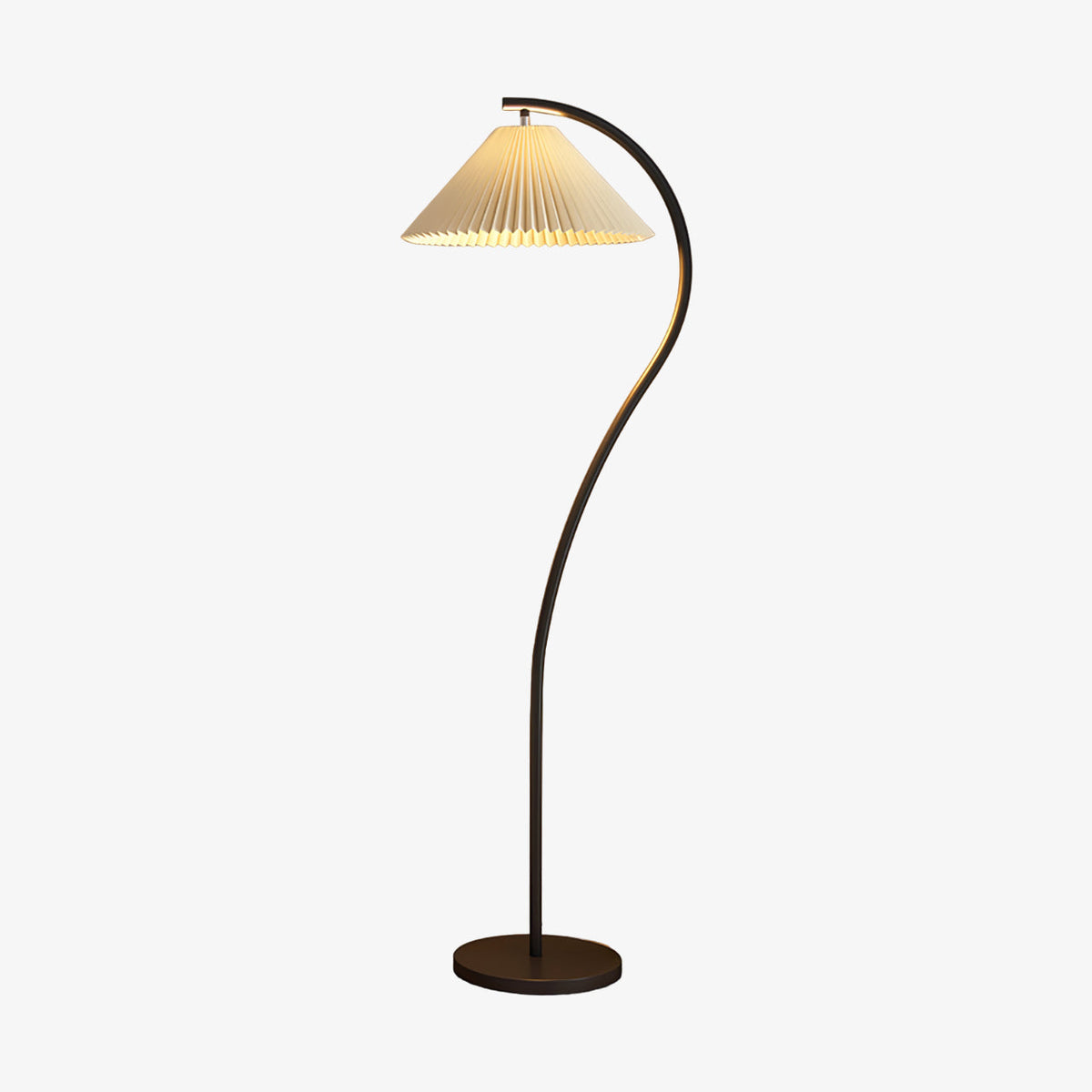 Candeeiro de pé minimalista em tecido Fyrel