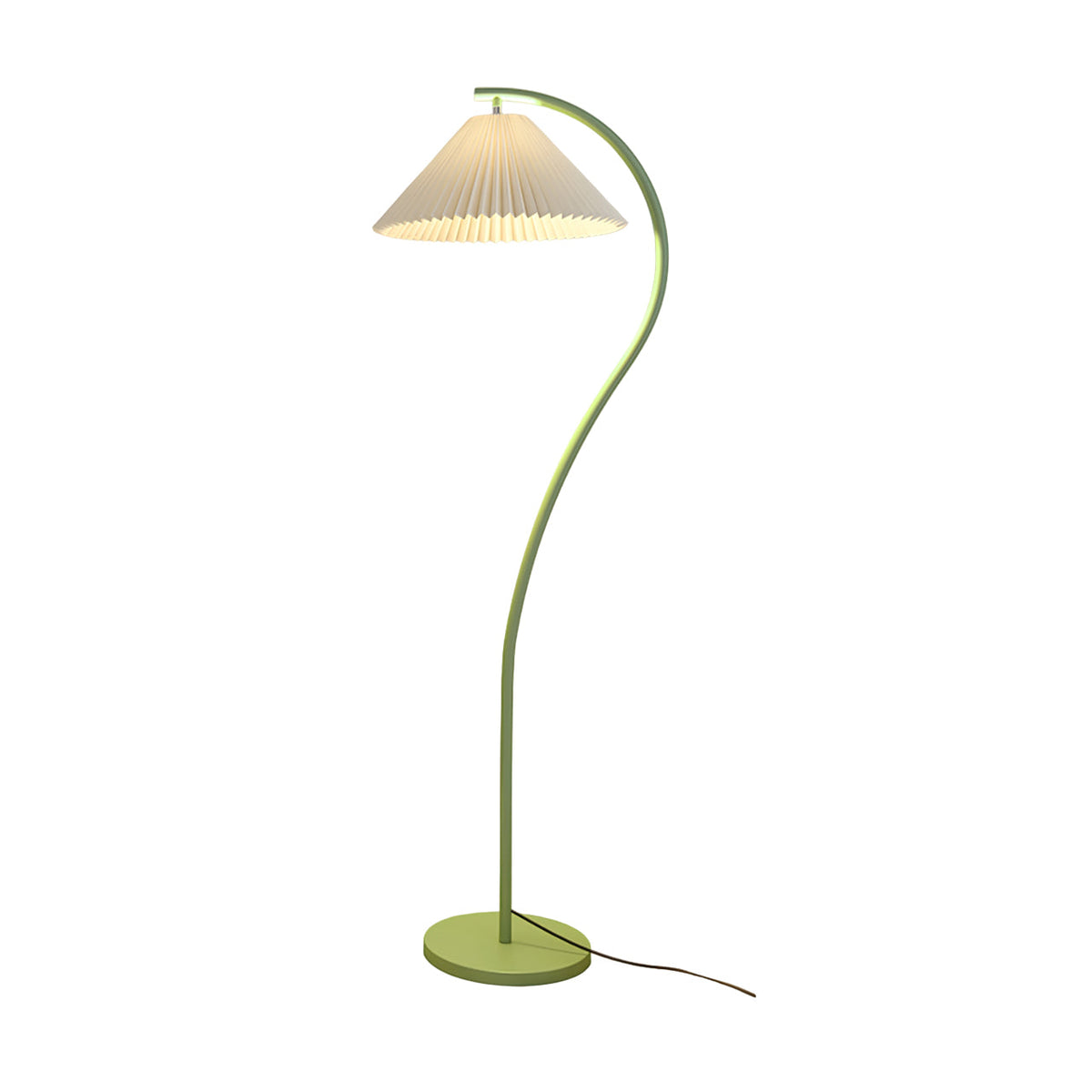 Candeeiro de pé minimalista em tecido Fyrel