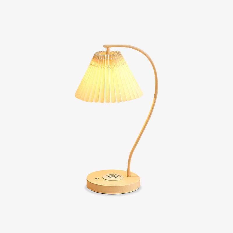 Evlaeus minimalistisk skrivebordslampe i træ