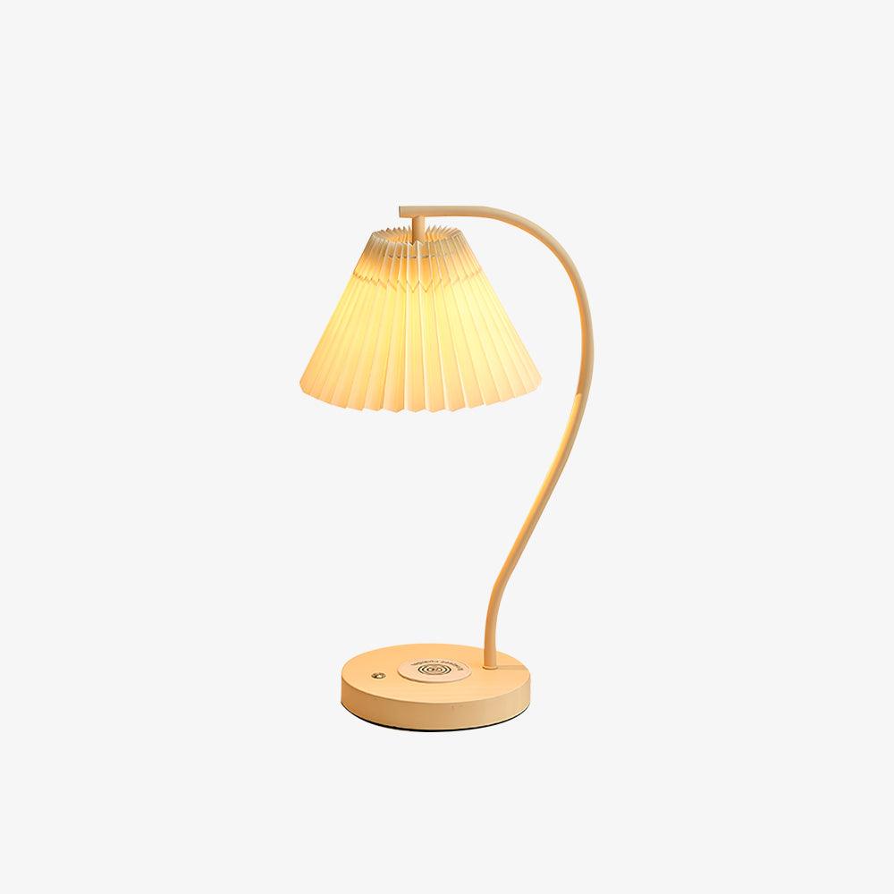 Evlaeus minimalistisk skrivebordslampe i træ