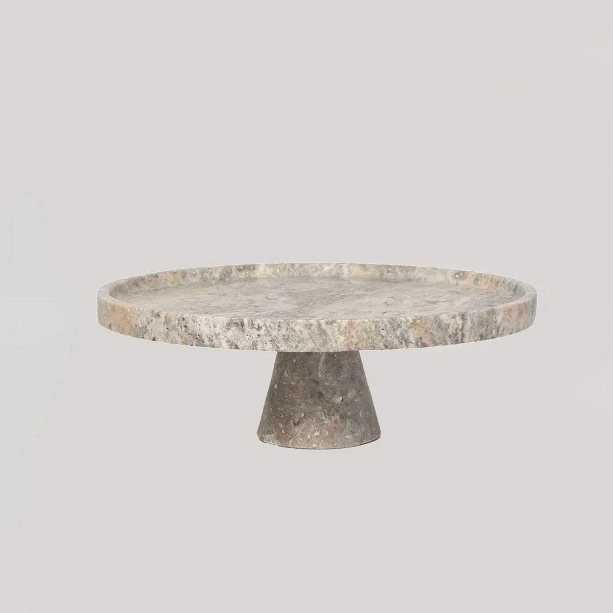 Tabuleiro de pedestal em mármore Marquina Tesk