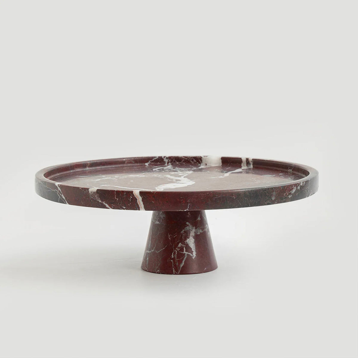 Tabuleiro de pedestal em mármore Marquina Tesk