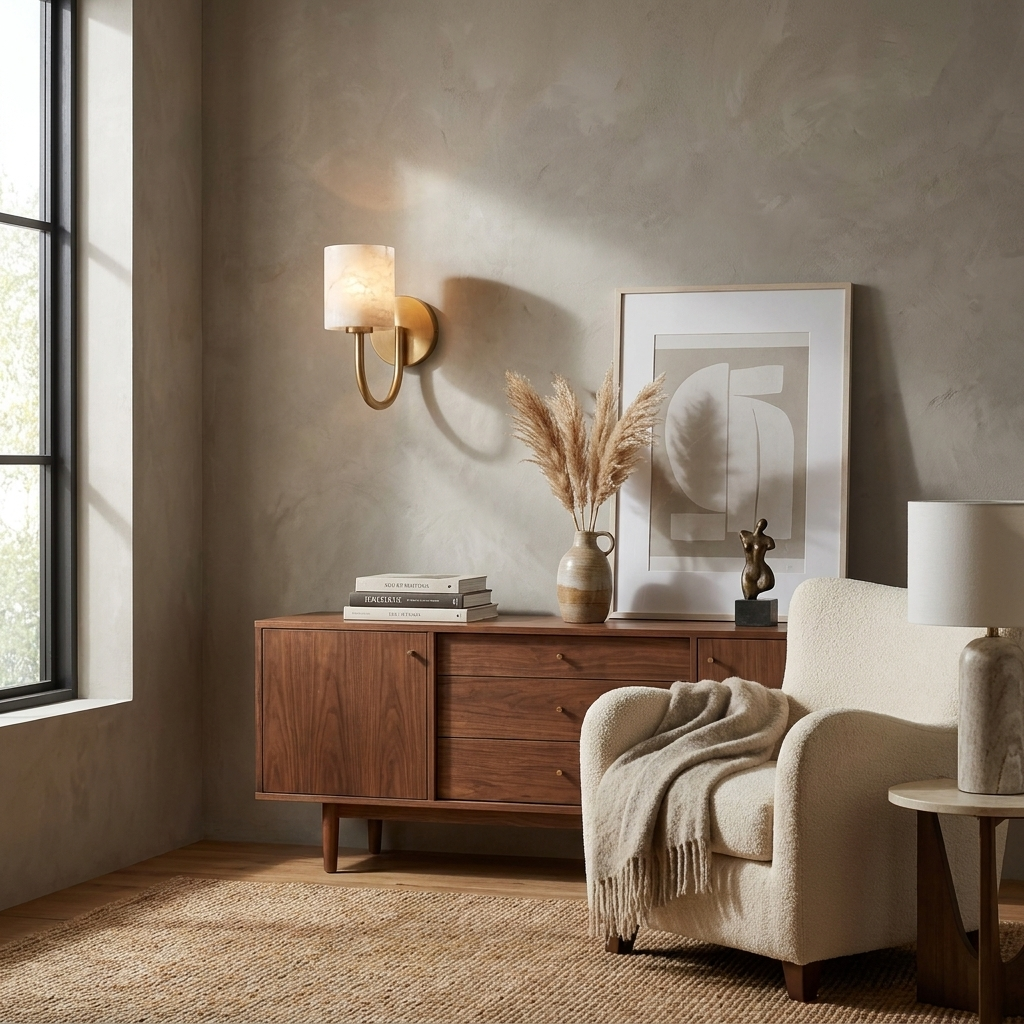 Sedgewick Alabaster Wall Sconce