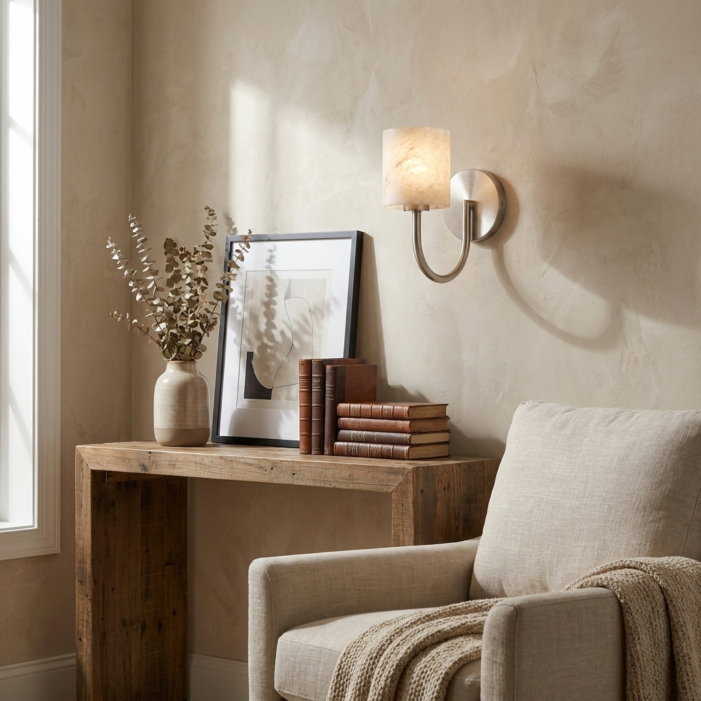 Sedgewick Alabaster Wall Sconce