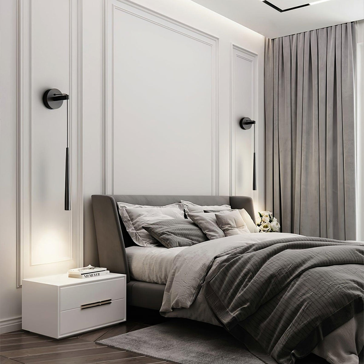 Aplique de parede cónico moderno minimalista em cristal - Dava