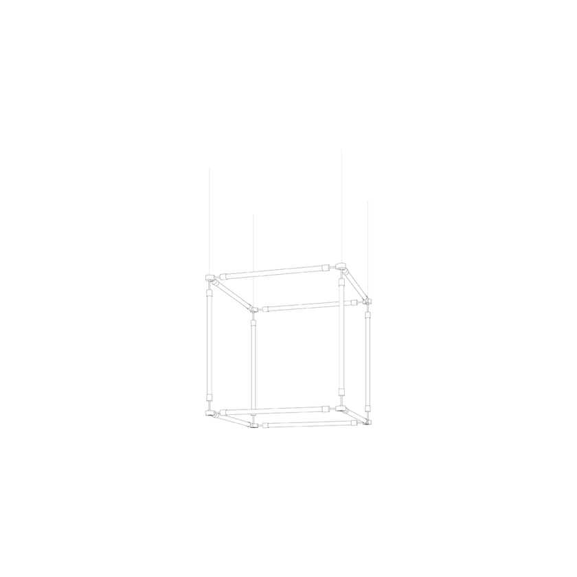 CrystalGrid arkitektonisk matrix, specialtilpasset lysekrone