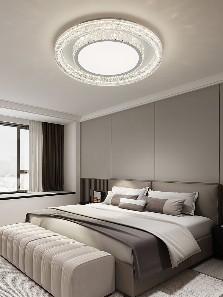 Candeeiro de teto de cristal luxuoso pós-moderno Conoror
