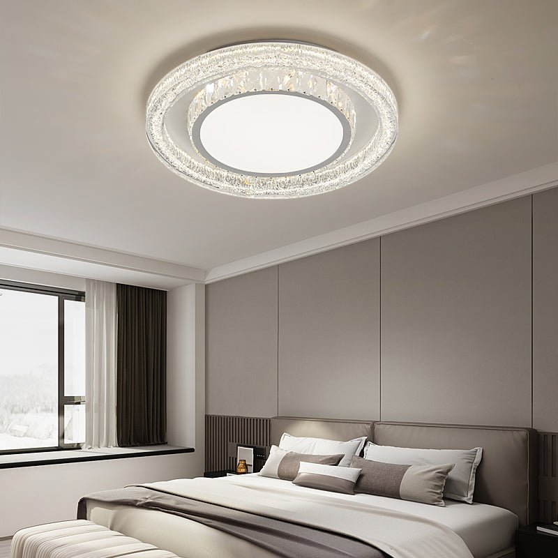 Candeeiro de teto de cristal luxuoso pós-moderno Conoror