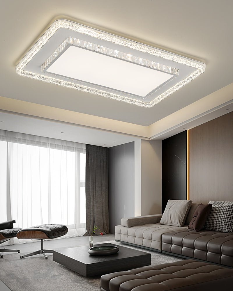 Candeeiro de teto de cristal luxuoso pós-moderno Conoror