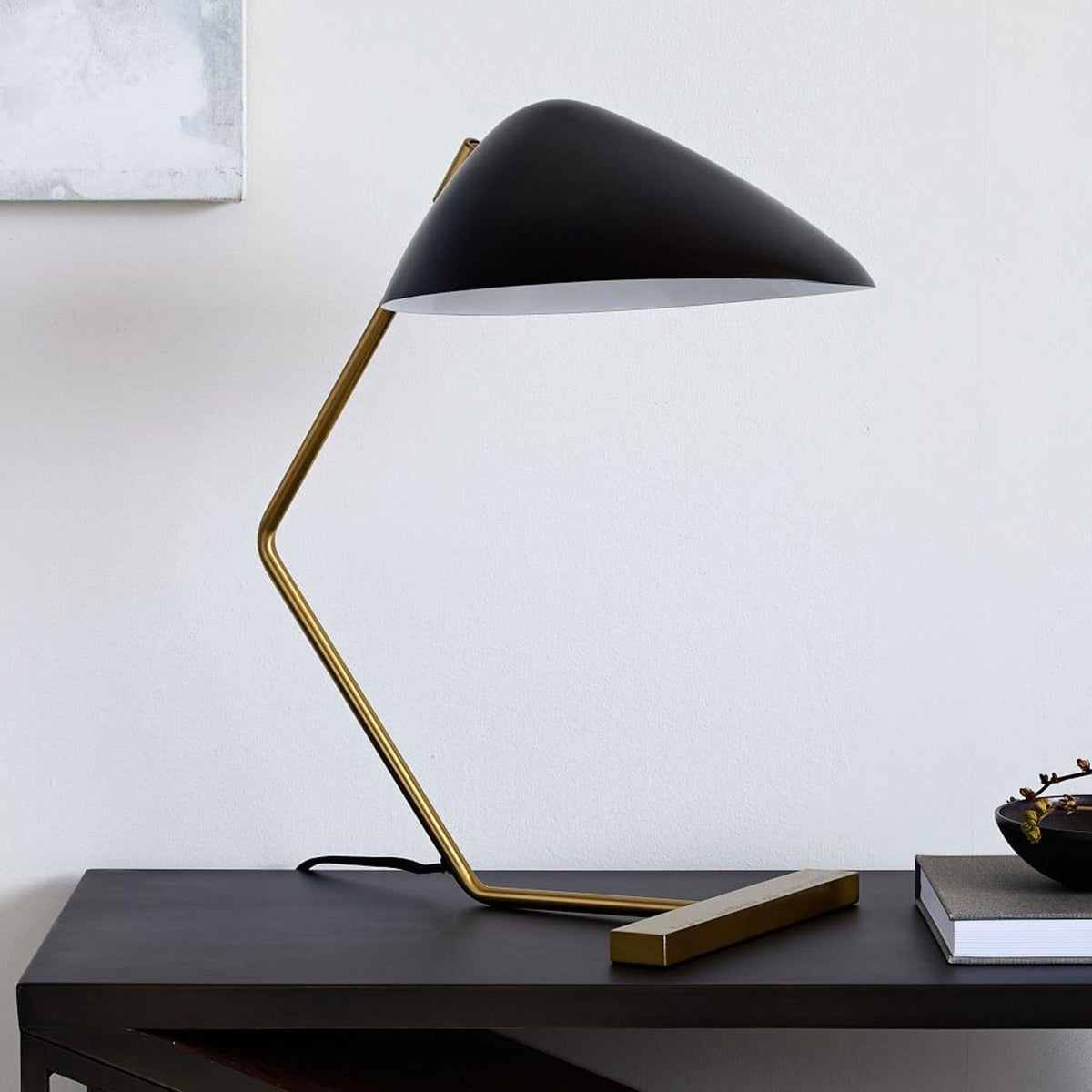 Velaice bordlampe i mid-century-stil