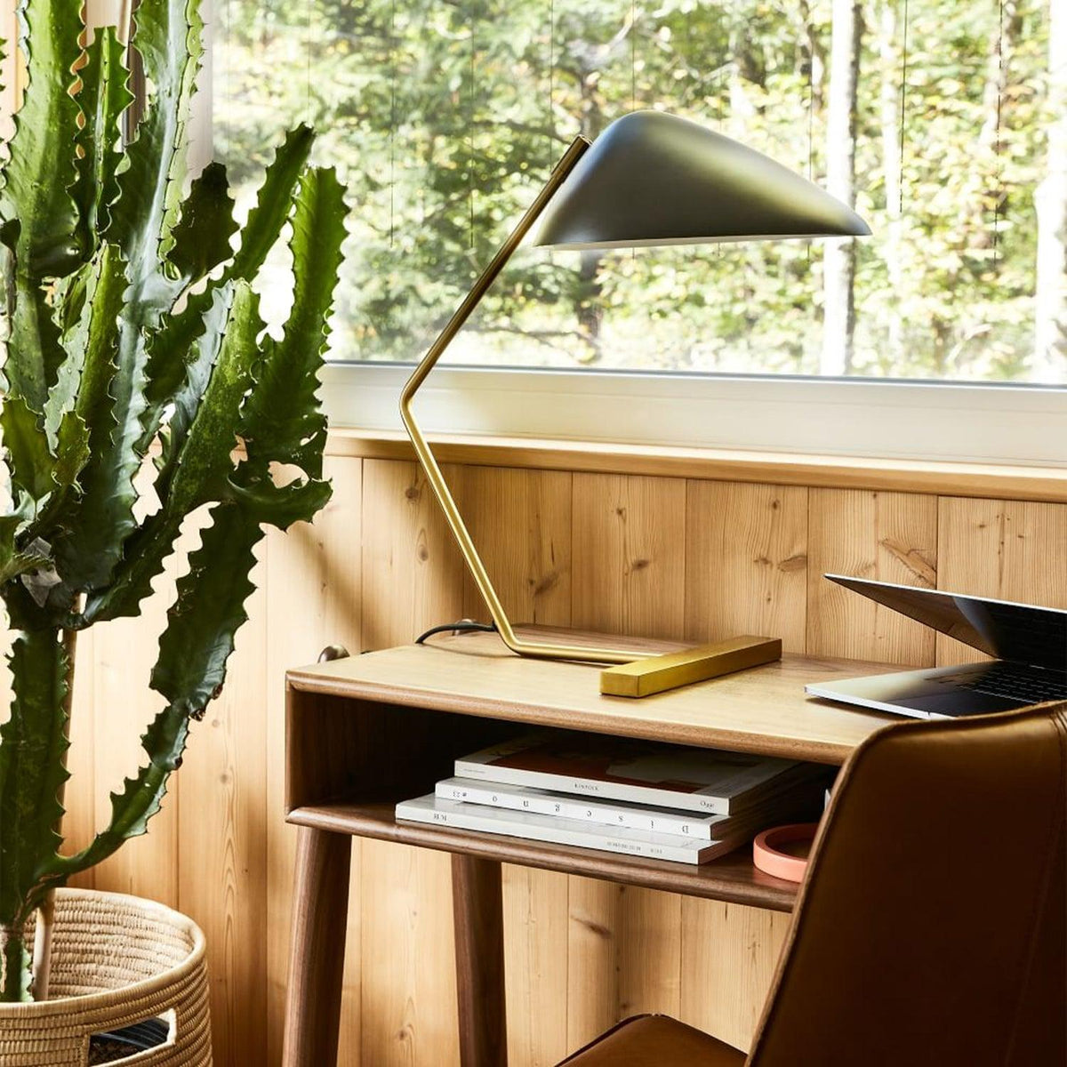 Velaice bordlampe i mid-century-stil