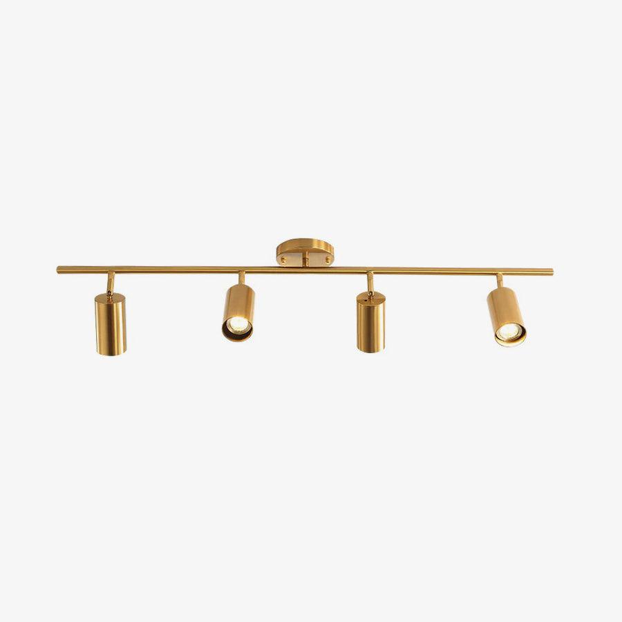Candeeiro de teto moderno minimalista em latão Ezveno