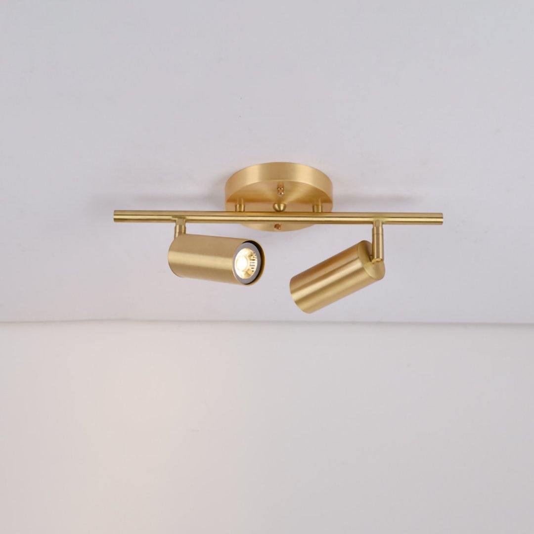 Candeeiro de teto moderno minimalista em latão Ezveno