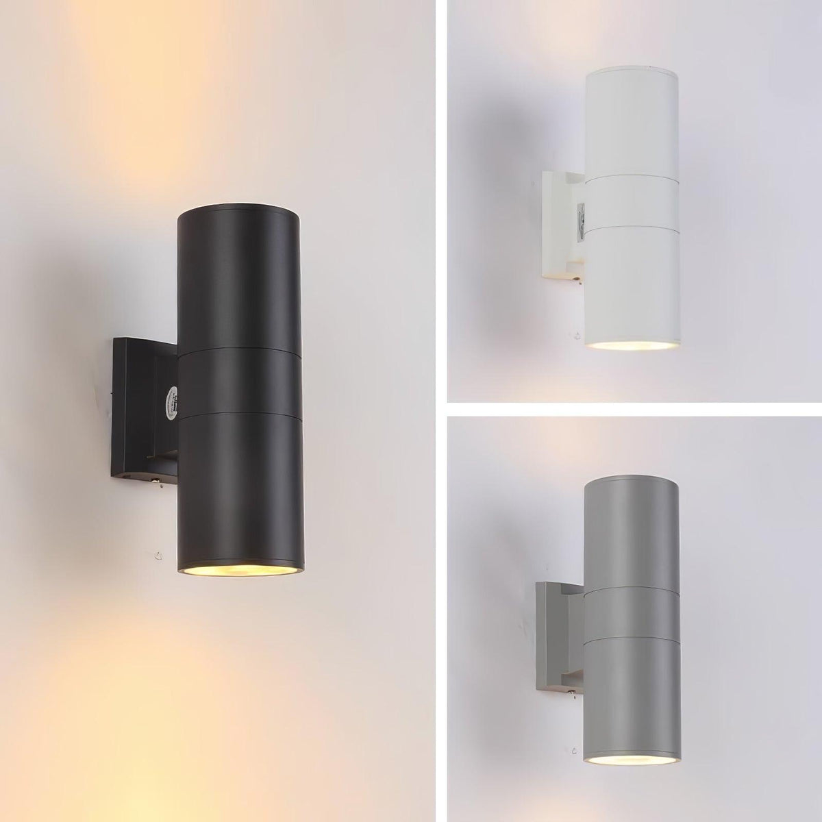 Caliraine modern minimalistisk cylindrisk utomhusvägglampa